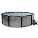Silver Circular 350x120 negro