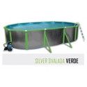 Silver Ovalada 550x366x120 verde