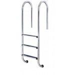 Escalera muro inox 4 Pelda&ntilde;os