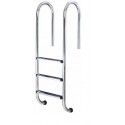 Escalera muro inox 4 Pelda&ntilde;os